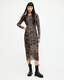 Nora Waima Slim Fit Ruched Midi Dress  large image number 1