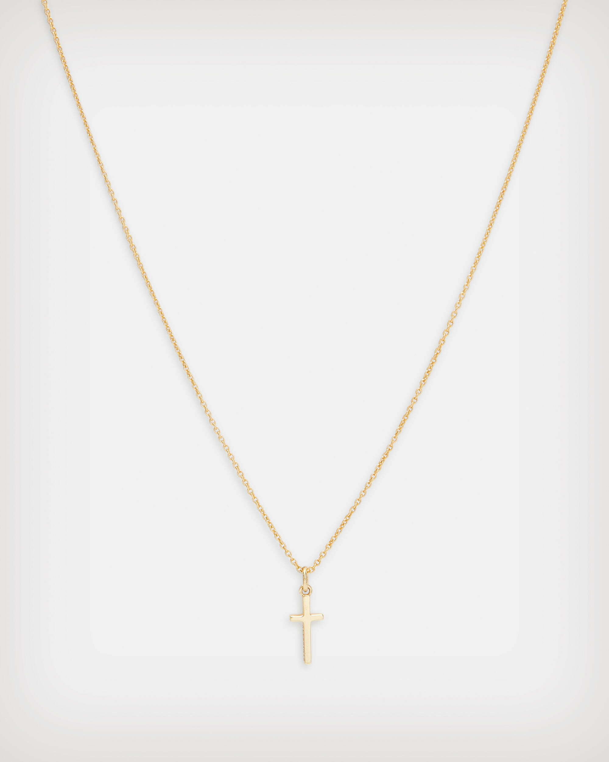 Cross Pendant Gold Vermeil Necklace  large image number 2
