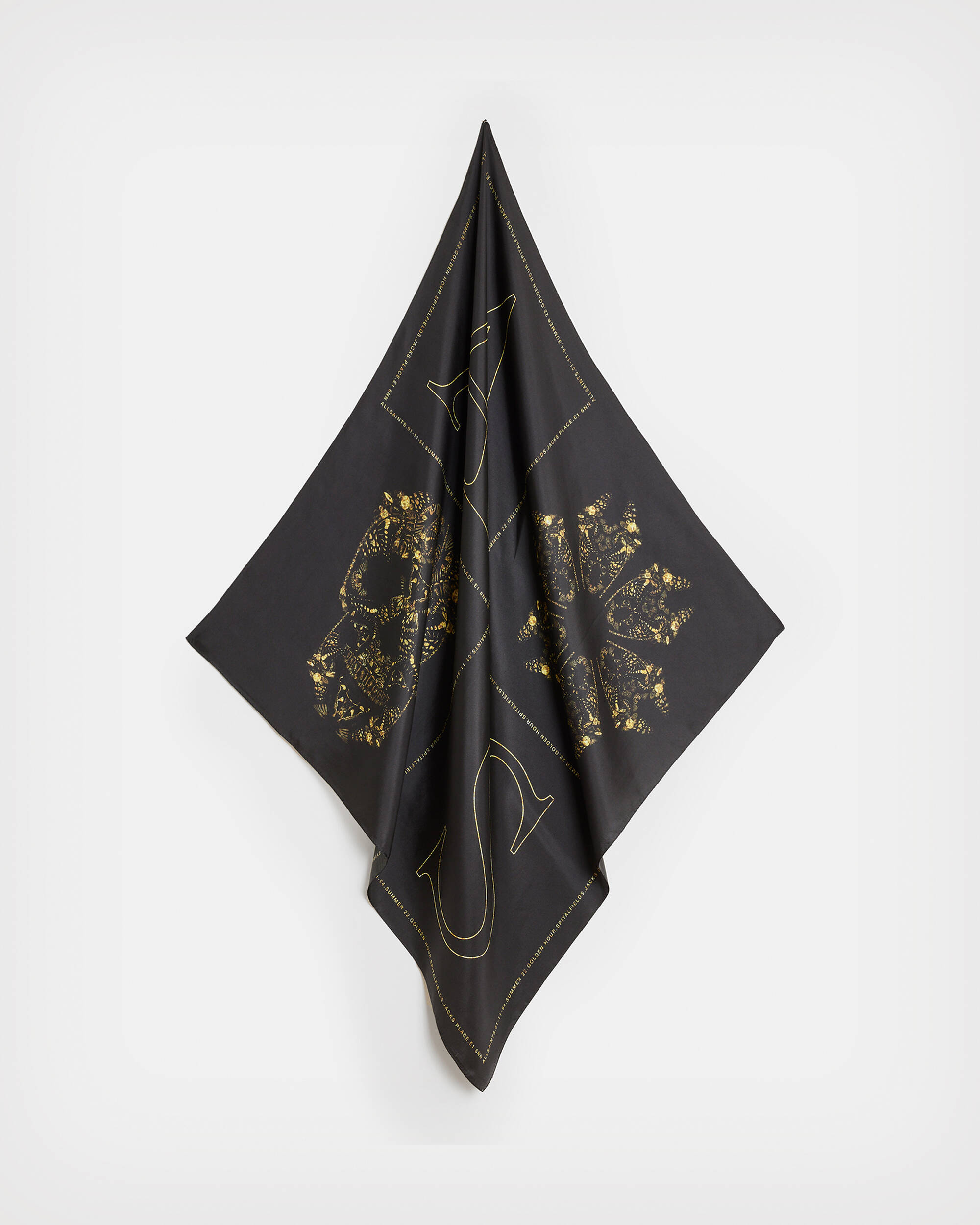 Goldie AllSaints Square Silk Scarf  large image number 1
