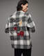 Newrose Checked Embroidered Overshirt  large image number 6
