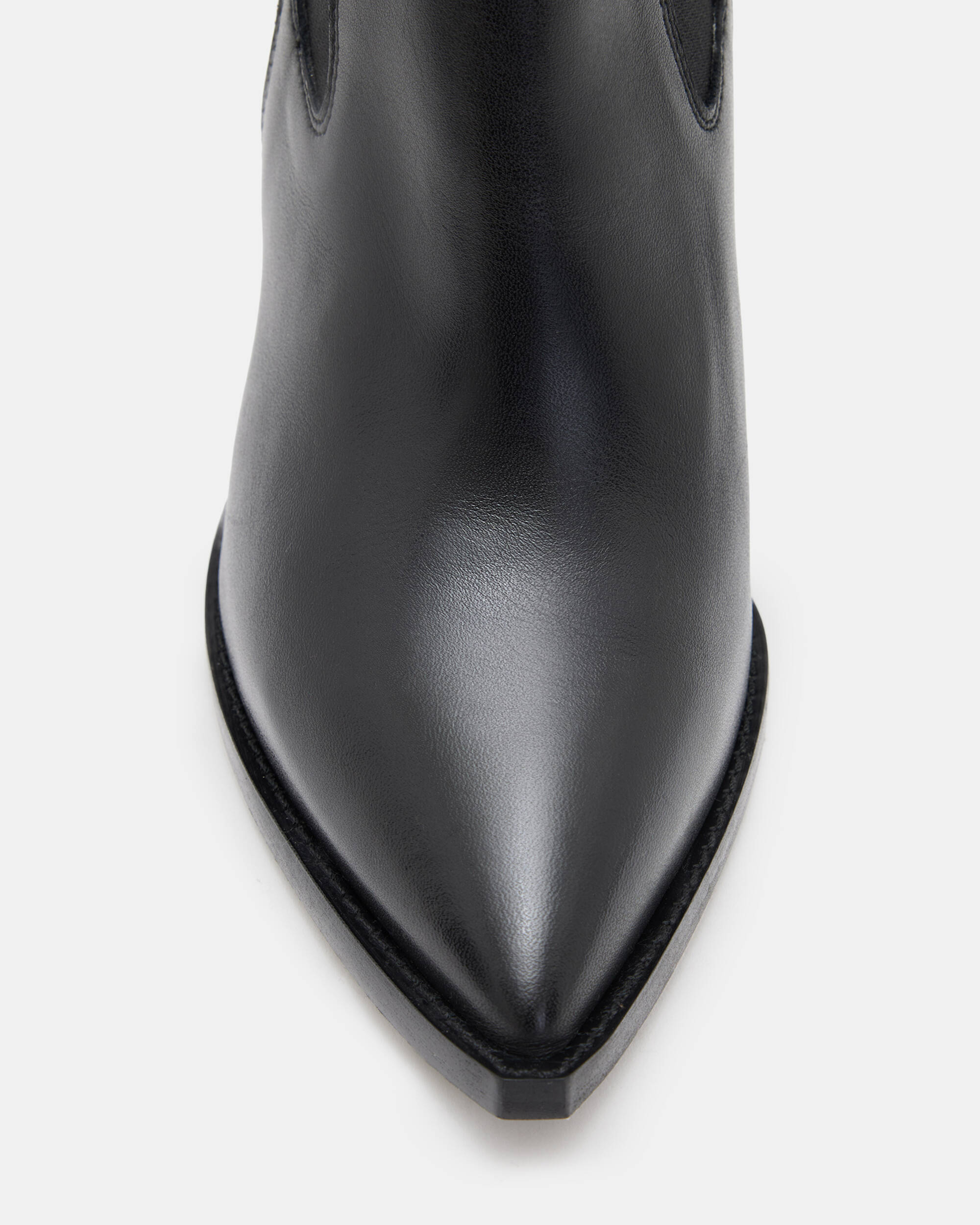 Ria Leather Pointed Boots  large image number 2