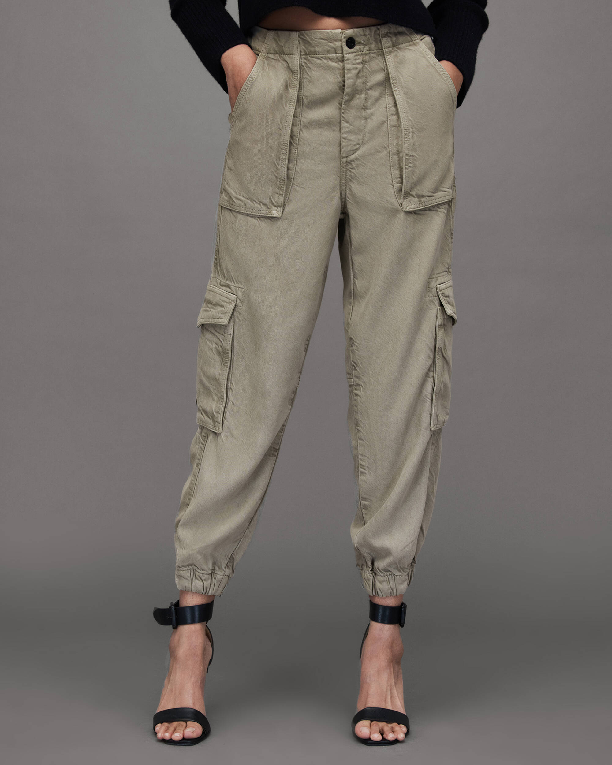 Frieda High-Rise Tencel Cargo Trousers  large image number 2