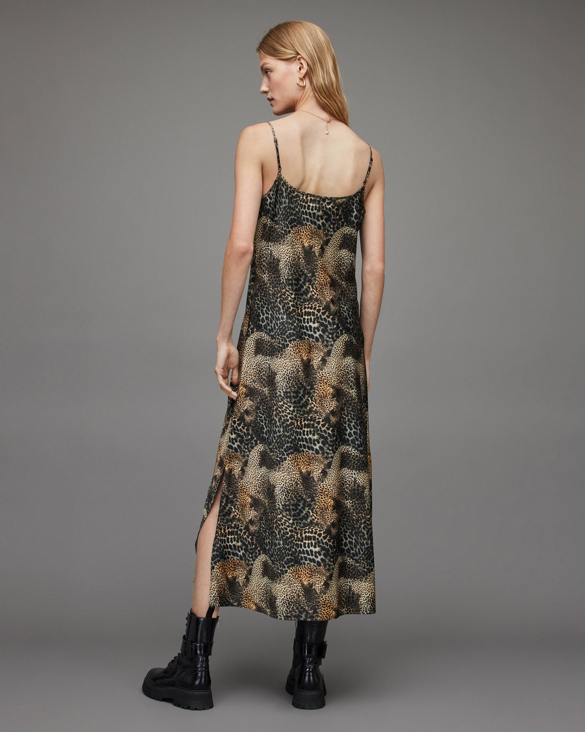 Hadley Emelia Slip Dress NATURAL BROWN | ALLSAINTS CA
