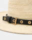 Delilah Straw Fedora Eyelet Hat  large image number 2