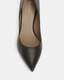 Robin Pointed Leather Heeled Court Shoes  large image number 4