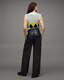 Harlyn Wide Leg Belted Leather Trousers  large image number 6
