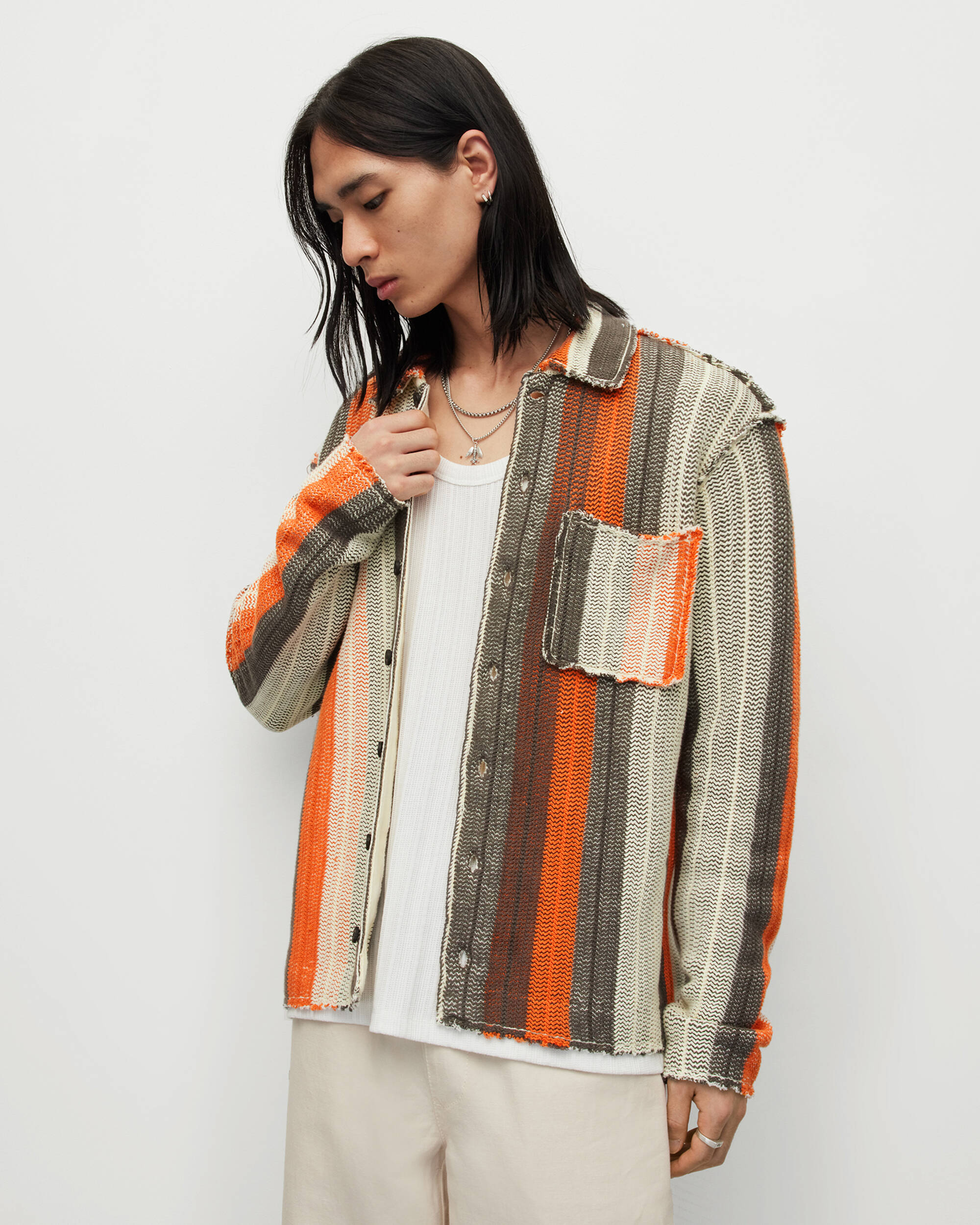Truck Striped Cardigan  large image number 5