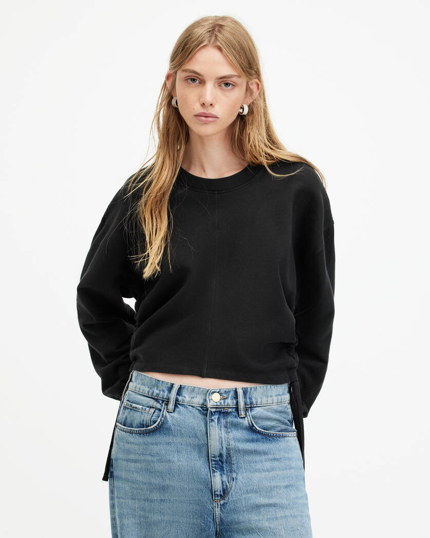 Mira Drawcord Relaxed Fit Sweatshirt  large image number 2
