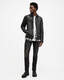Luck Slim Front Zip Up Leather Jacket  large image number 3
