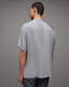 Runaway Metal Collar Tip Short Sleeve Shirt  large image number 4