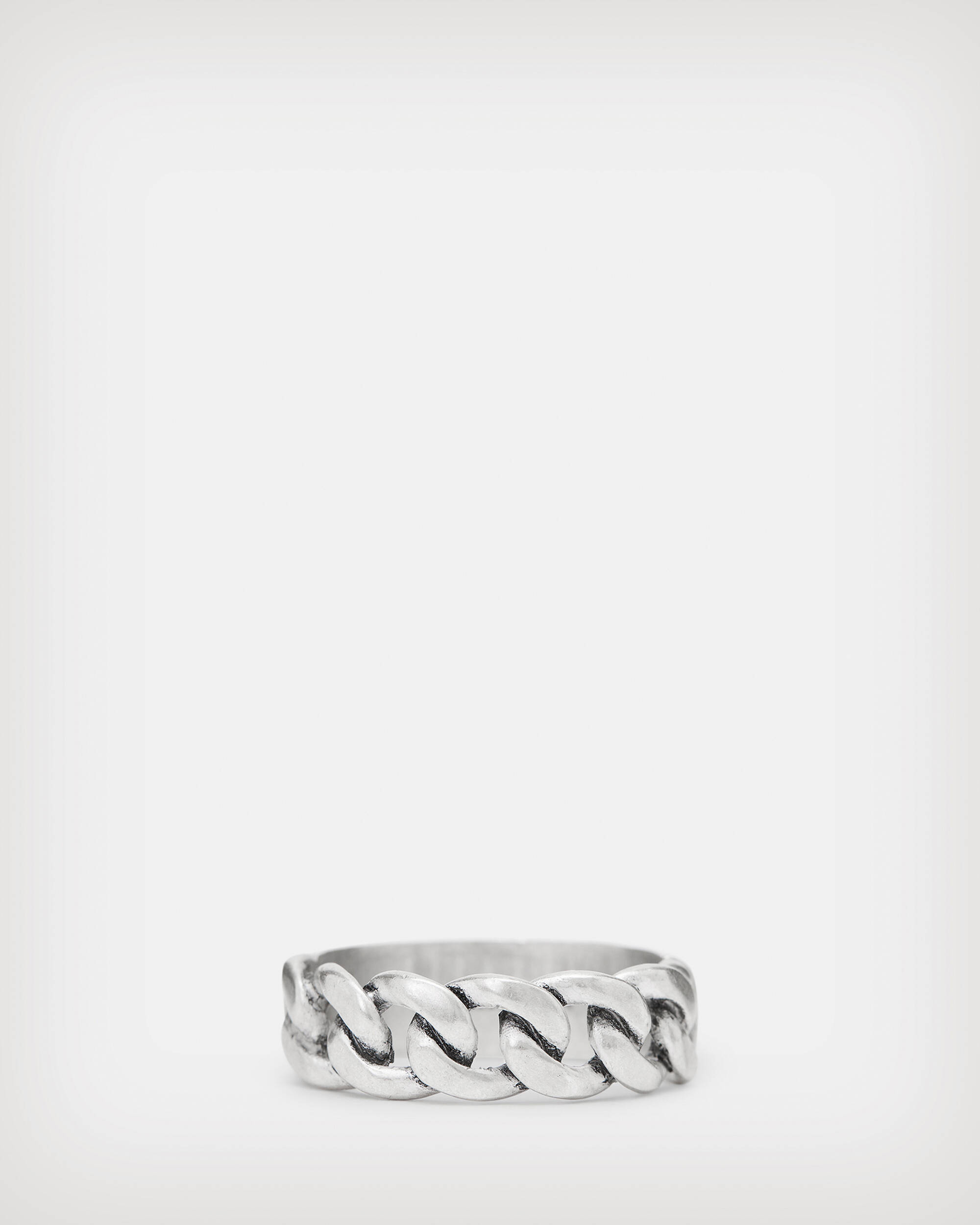 Chain Band Split Sterling Silver Ring  large image number 4