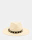 Delilah Straw Fedora Eyelet Hat  large image number 1