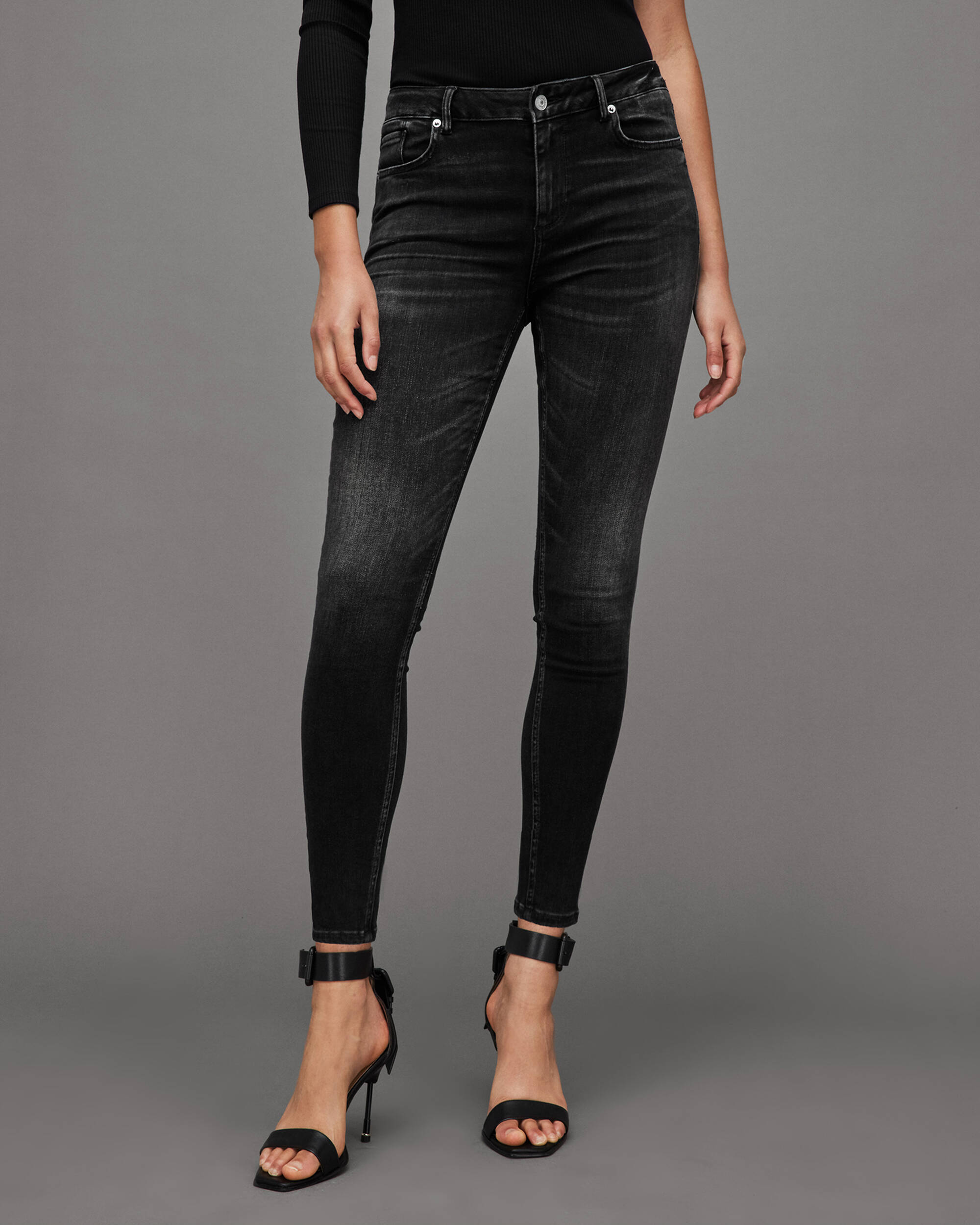 Miller Mid-Rise Skinny Fit Denim Jeans  large image number 2