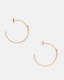 Brea Large Gold-Tone Hoop Earrings  large image number 1