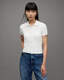 Hallie Short Sleeve Ribbed Polo T-Shirt  large image number 2