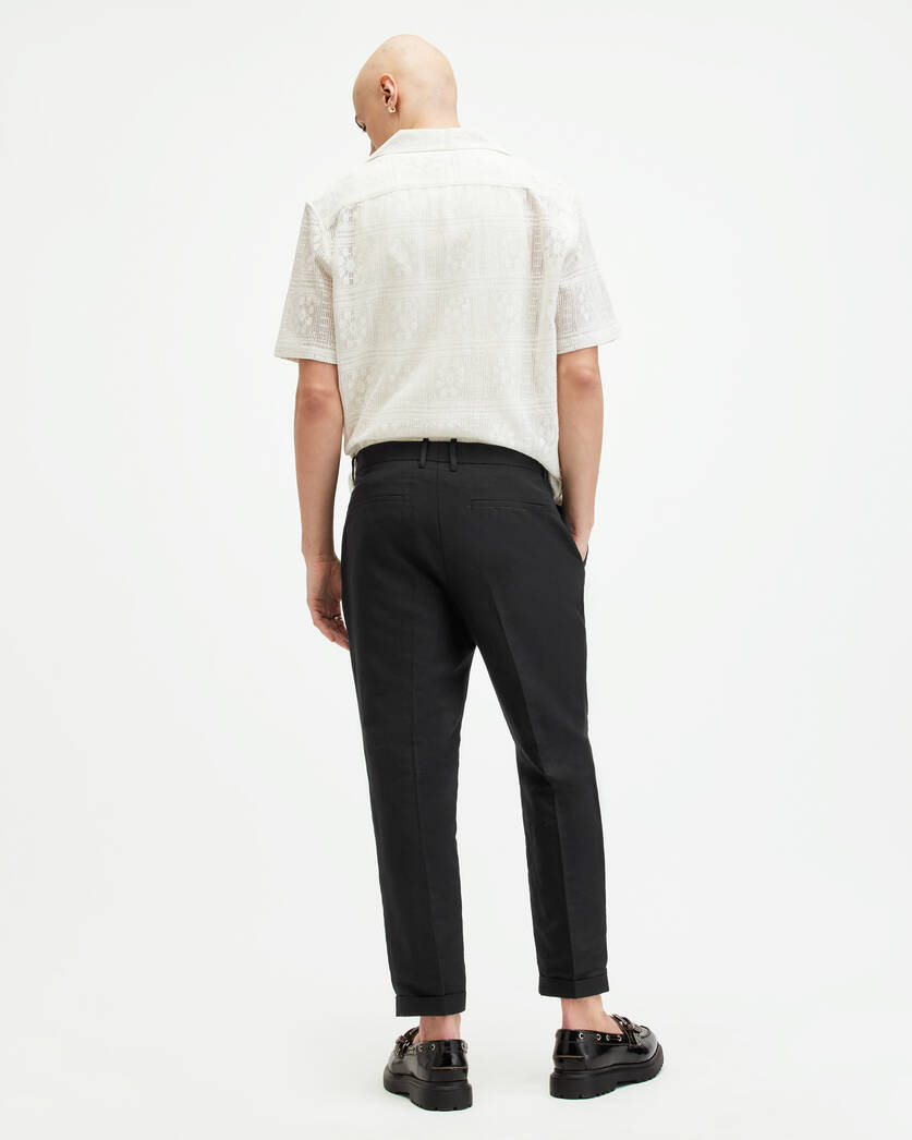 Cross Tallis Linen Blend Slim Trousers  large image number 6