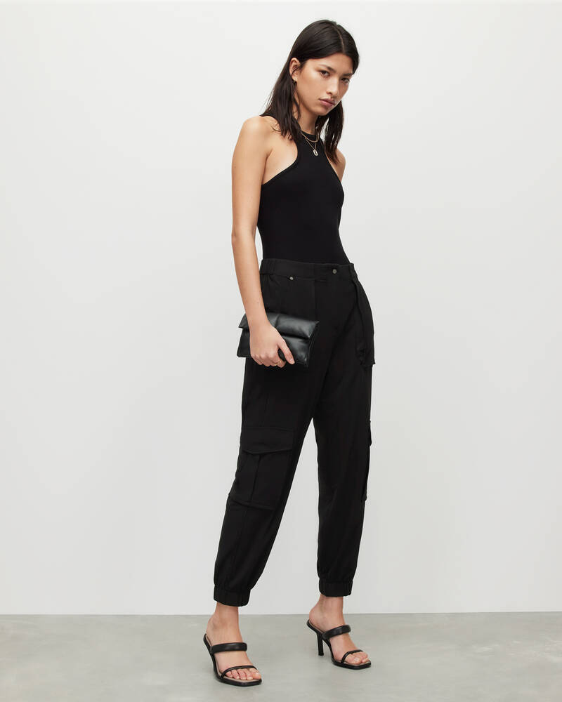 Frieda High-Rise Jersey Cargo Trousers  large image number 1