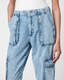 Frieda High-Rise Denim Cargo Trousers  large image number 6