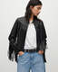 Reema Fringed Leather Tassel Jacket  large image number 4