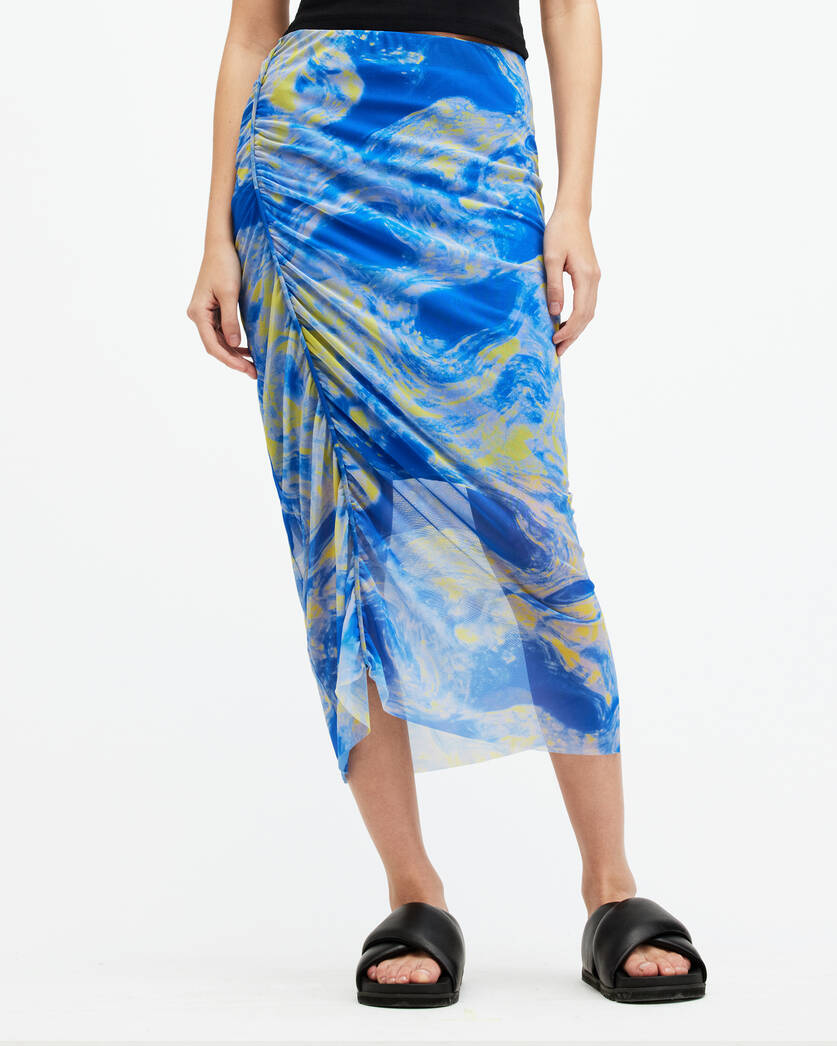 Nora Inspiral Mesh Midi Skirt  large image number 2