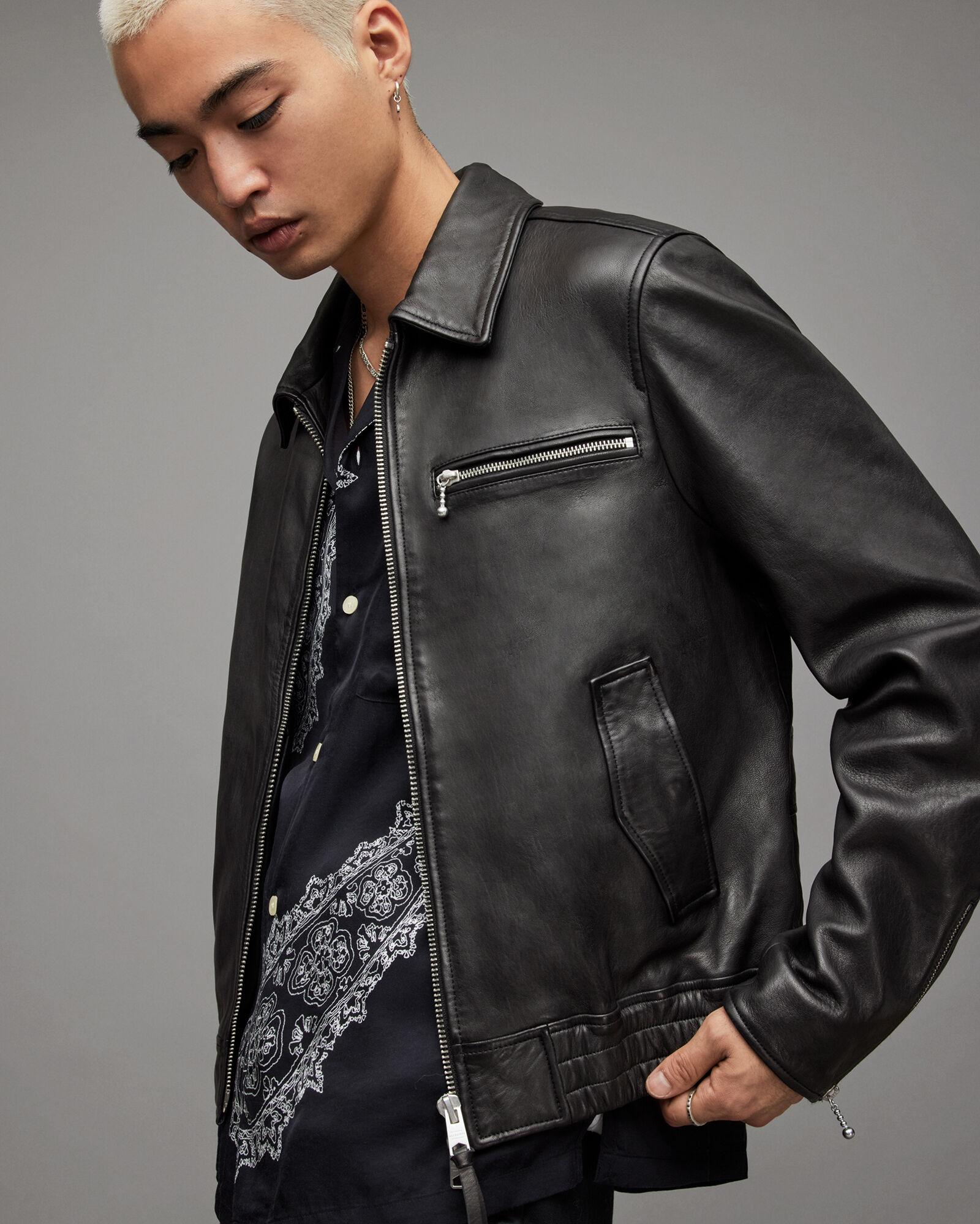 Casual Party Wear Zara Black Men Denim Jacket, Size: Medium