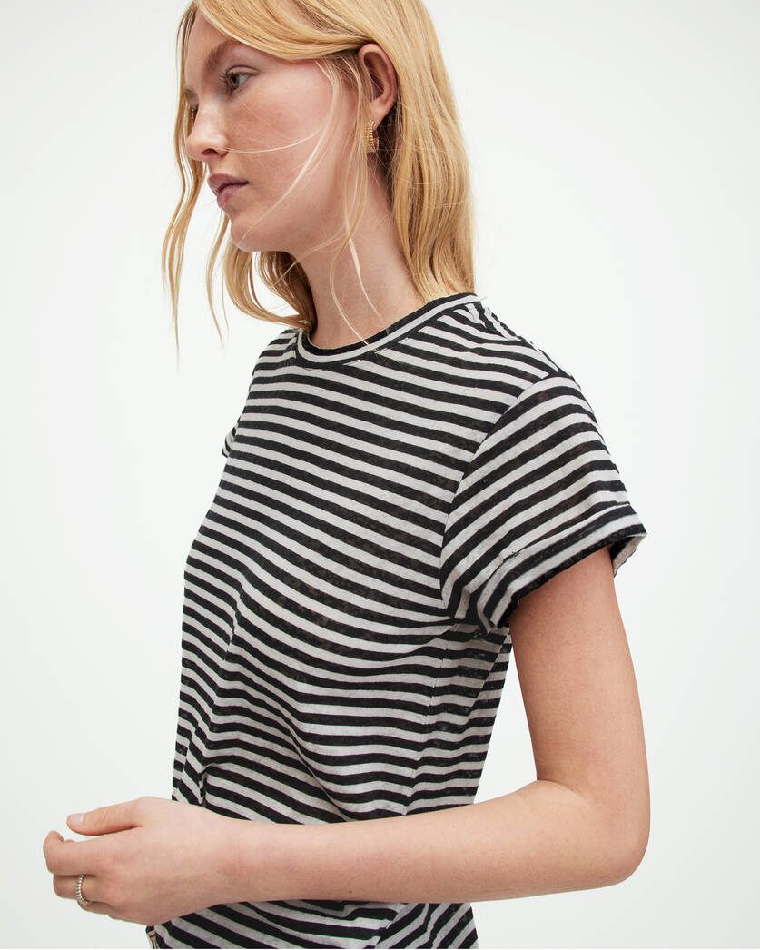 Anna Stripe Short Sleeve T-Shirt  large image number 2