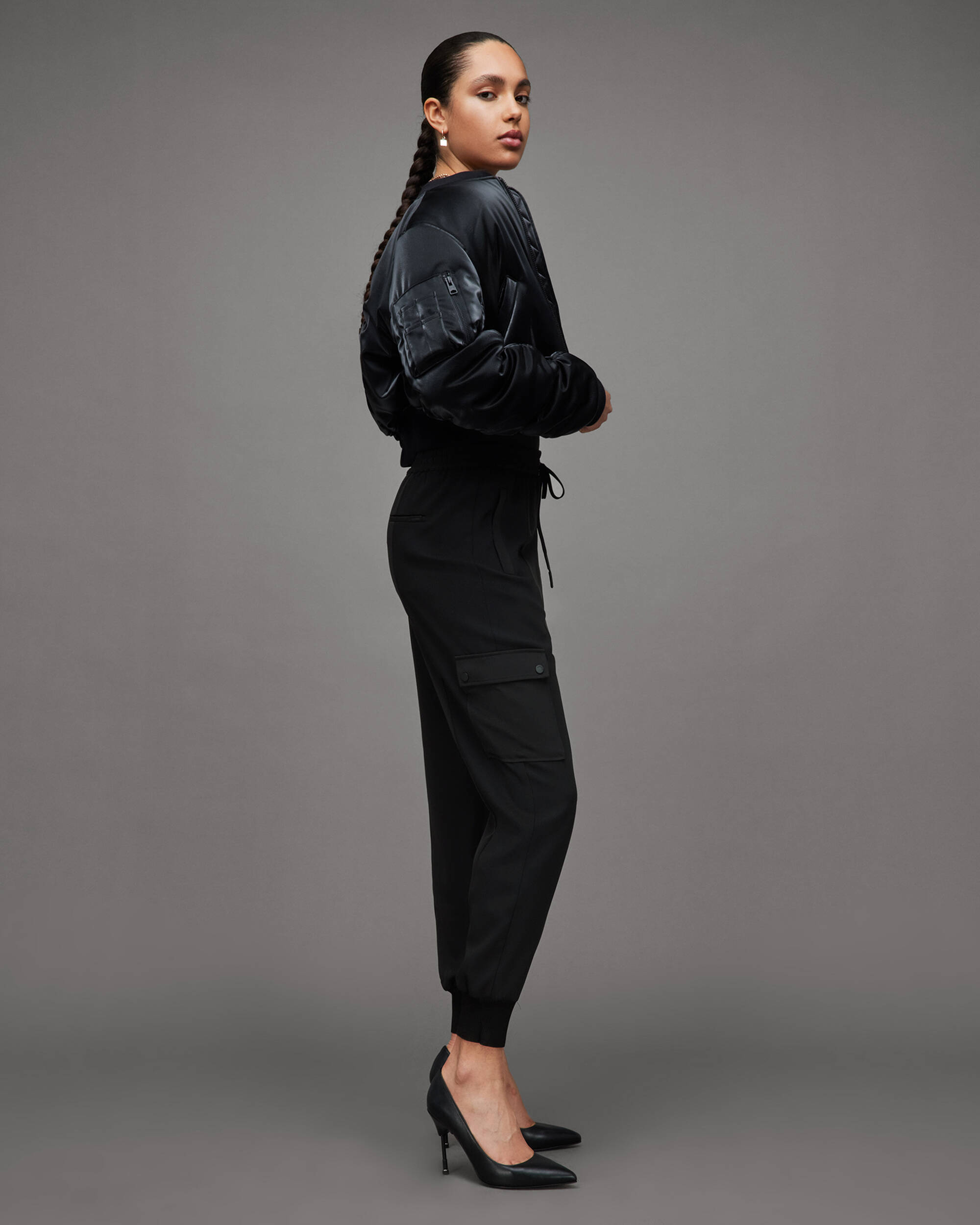 Maddie High-Rise Cargo Trousers  large image number 4