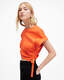 Mira Cropped Side Drawcord T-Shirt  large image number 2