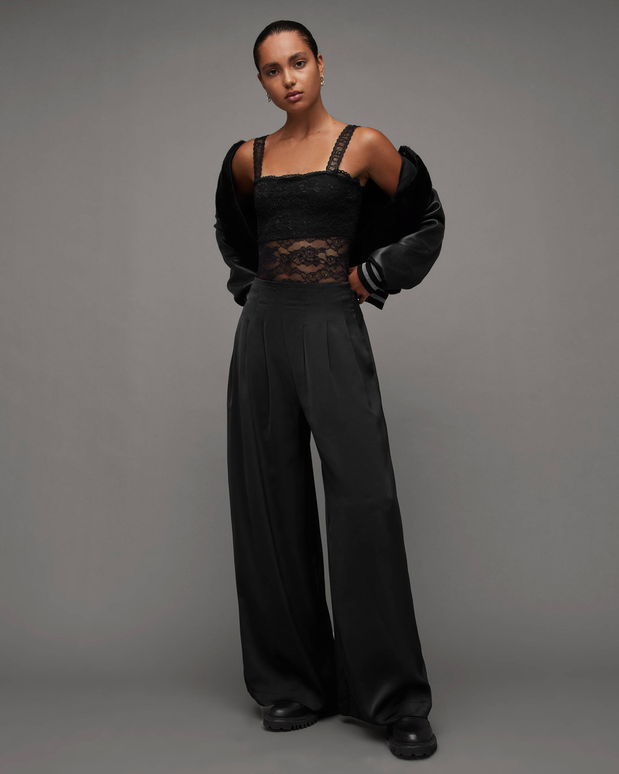 Cody High-Rise Wide Leg Trousers  large image number 1