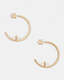 Eryka Crystal Pendant Hoop Earrings  large image number 1