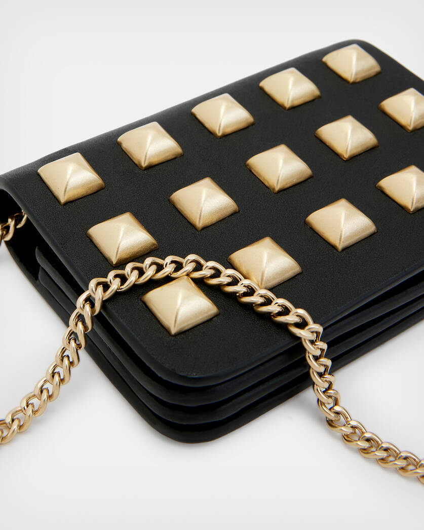 Honore Studded Leather Cardholder  large image number 6