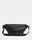 Ronin Zip Up Embossed Leather Bumbag  large image number 7