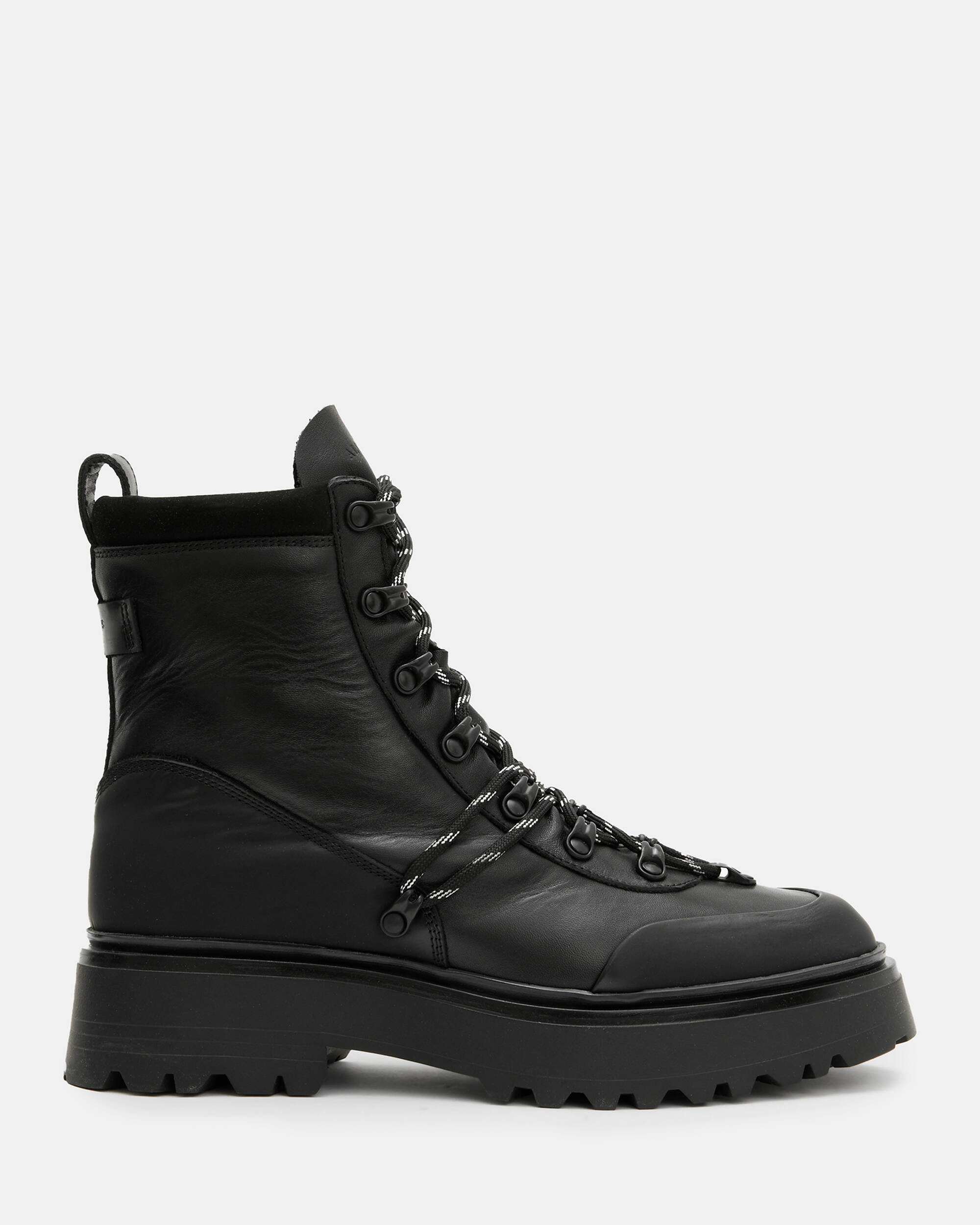 Ker Lace Up Ski Hook Leather Boots