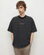 Stripe Subverse Oversized T-Shirt  large image number 1