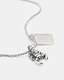 Scorpius Tag Sterling Silver Necklace  large image number 3