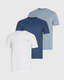 Pack de 3 T-Shirts en Coton Brossé Brace  large image number 1