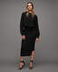 Margot 2-In-1 Ribbed Crew Neck Midi Dress  large image number 1