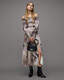 Lary Dionne Silk Linen Blend Maxi Dress  large image number 1