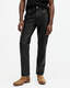 Lynch Straight Fit Leather Trousers  large image number 1