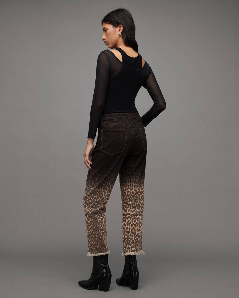 Rali Leopard Print Skinny Jeans  large image number 5
