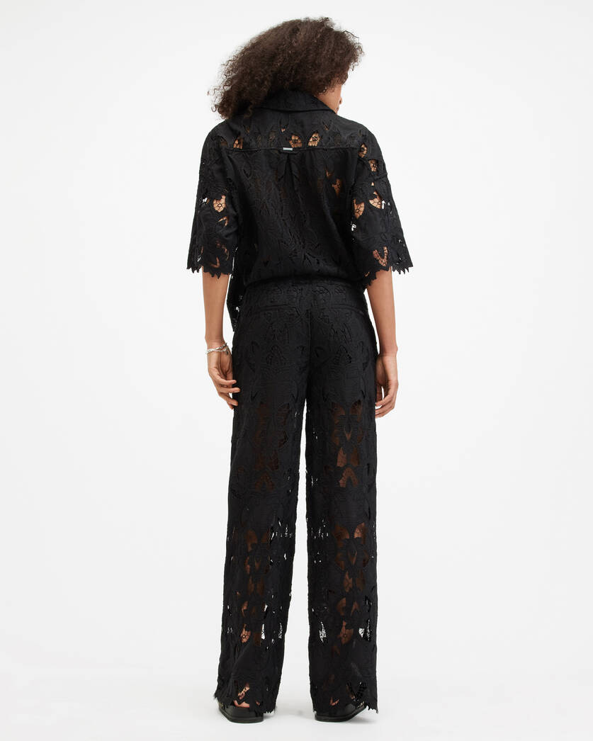 Charli Embroidered Straight Fit Trousers  large image number 8