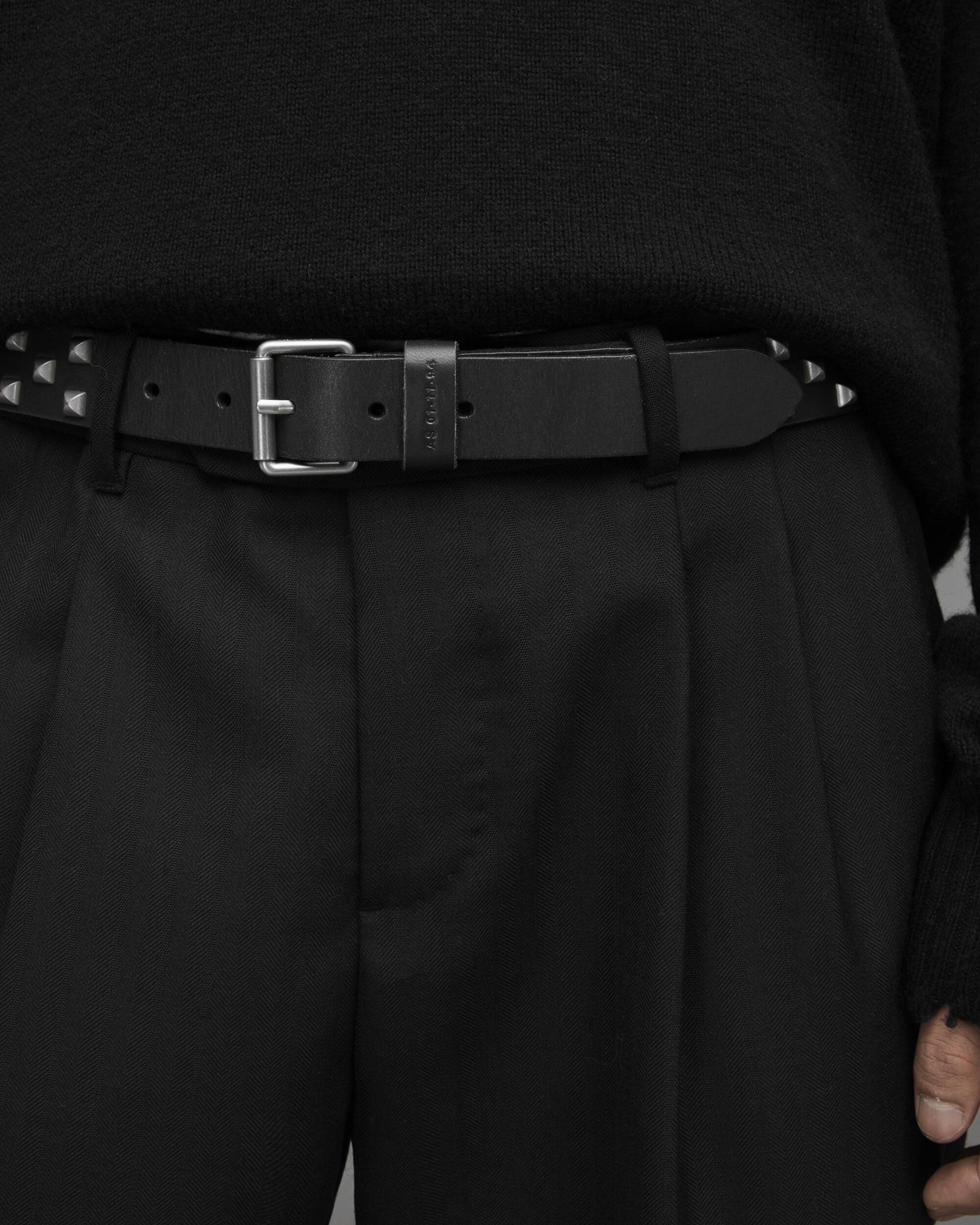 Ashby Studded Leather Belt  large image number 2