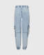 Frieda High-Rise Denim Cargo Trousers  large image number 3