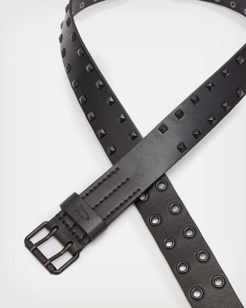 Chad Leather Studded Belt  large image number 4