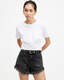 Mallinson Cropped Slim Wrap Over T-Shirt  large image number 1