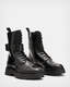 Onyx Leather Buckle Boots  large image number 4