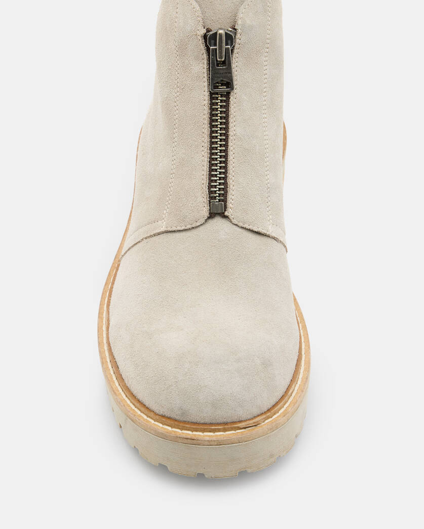 Master Suede Zip Up Boots  large image number 2