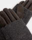 Knit Cuff Leather Gloves  large image number 3