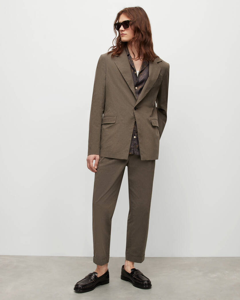 Capella Mid-Rise Cropped Taper Trousers  large image number 1