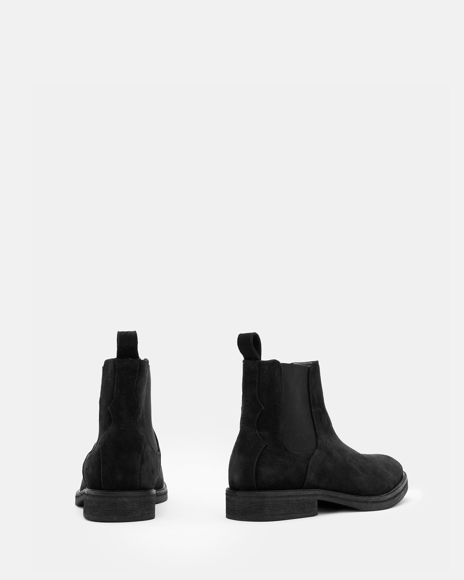 Creed Suede Chelsea Boots Black ALLSAINTS